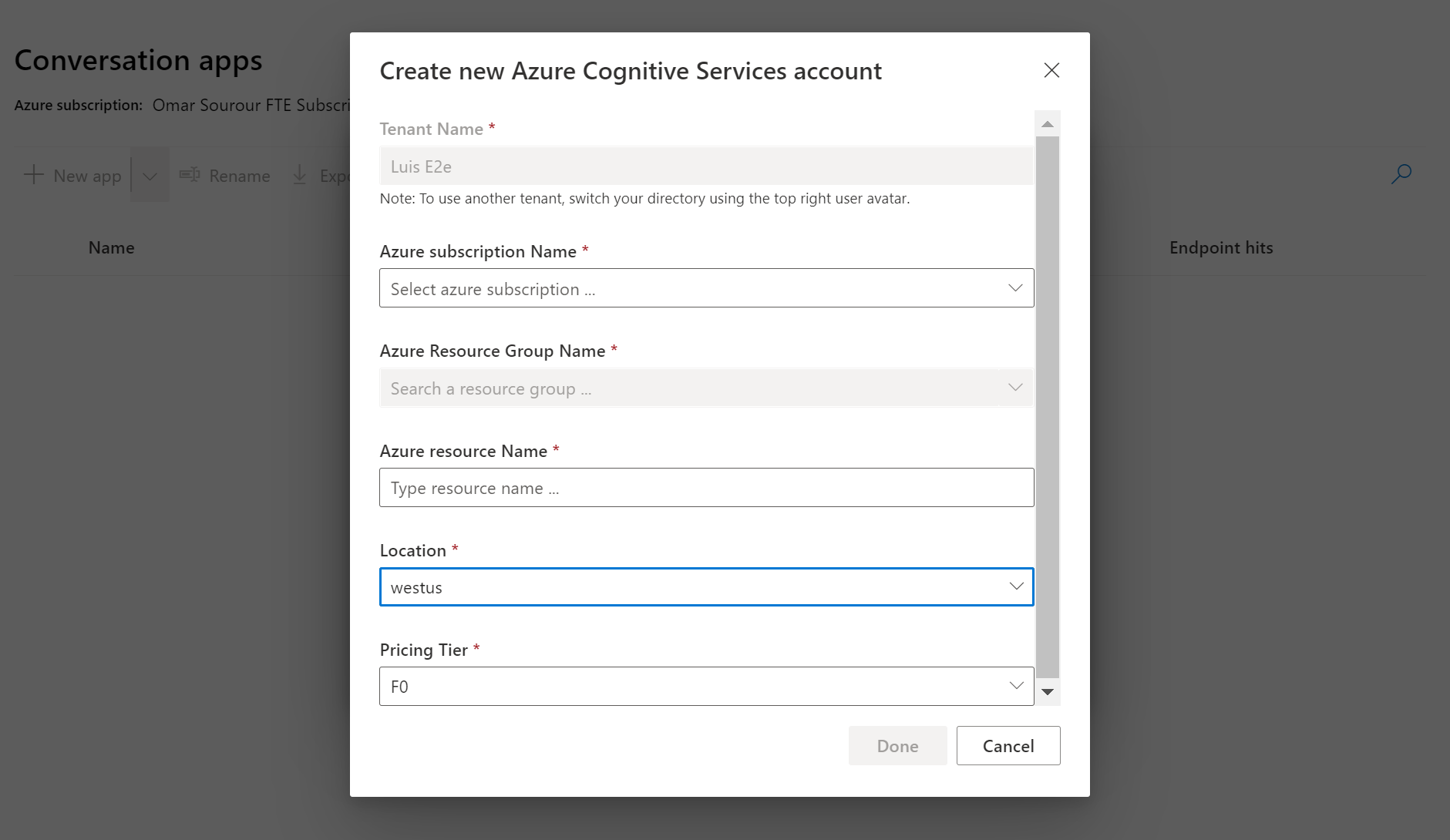 显示用于添加资源信息的页面的屏幕截图。