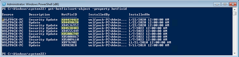 显示 ESU 先决条件的屏幕截图。