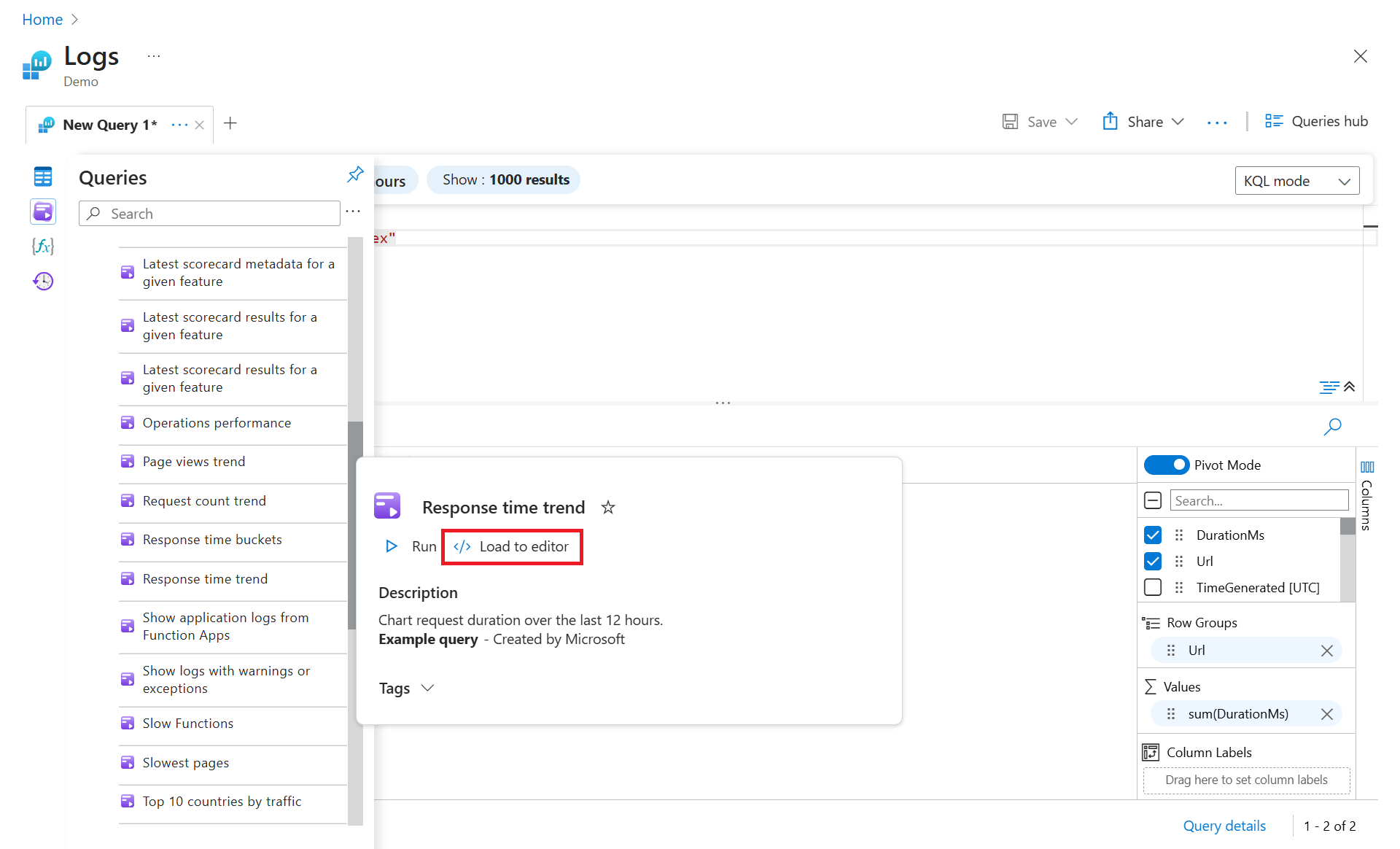显示查询相关信息的屏幕截图。