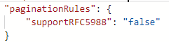该屏幕截图显示了如何禁用示例 7 的 RFC 5988 设置。