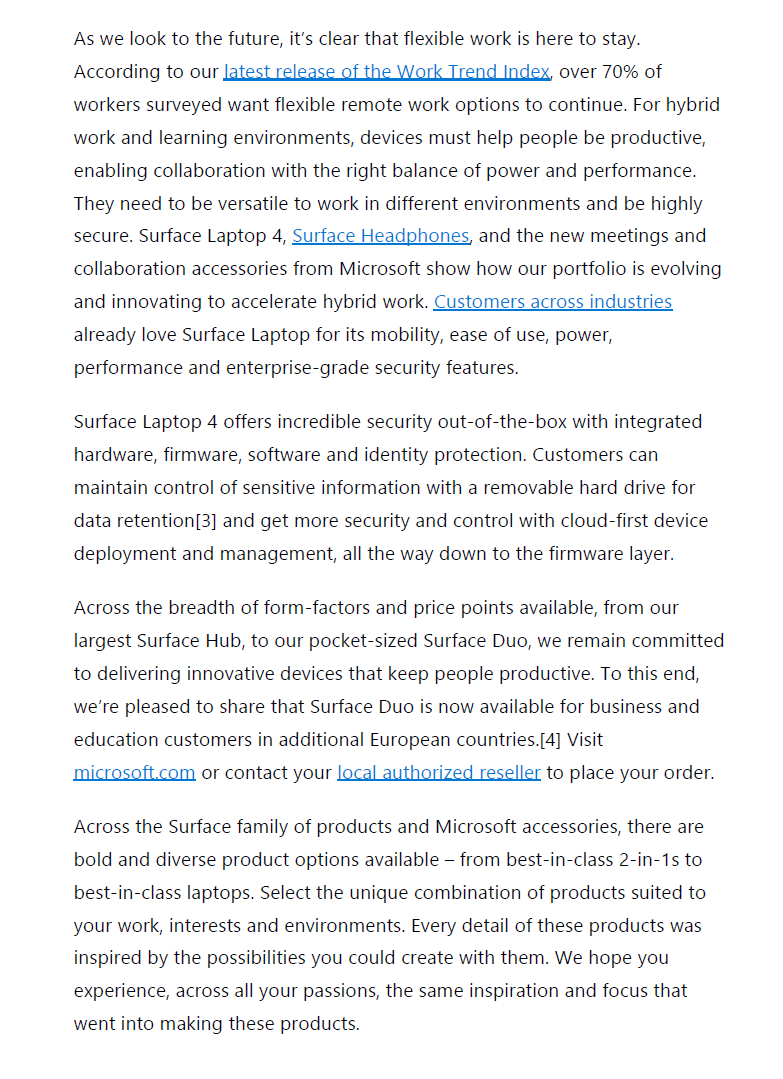 Unstructured  document example for a project