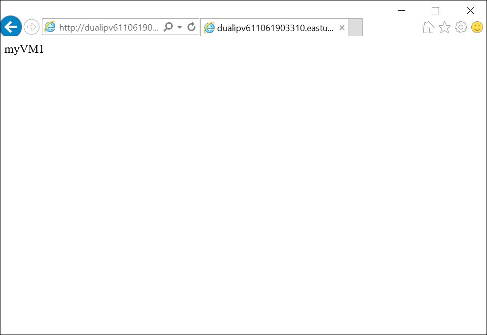 A screenshot showing a successful test of application gateway.