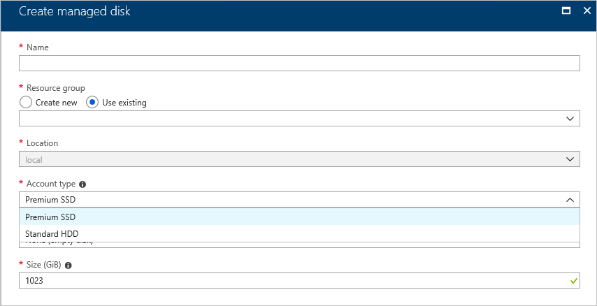 Example: Attach a new disk to the vm