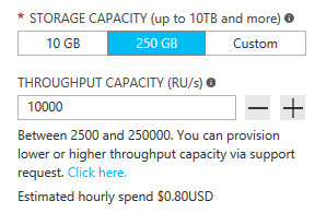 Scaling up and defining a partition key