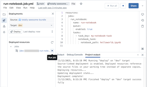 List deployed resources
