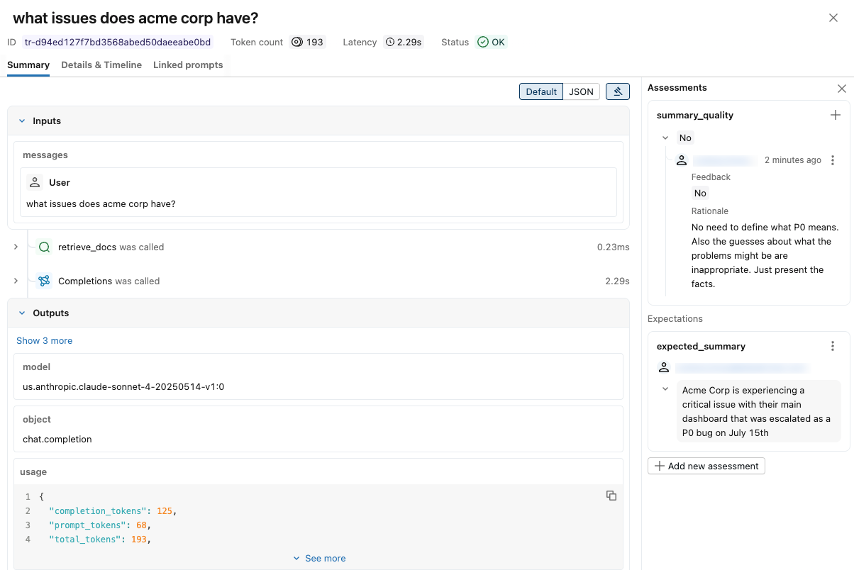 View reviewer assessments.
