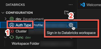 Sign in to Databricks workspace