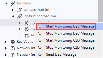 Start Monitoring D2C Message