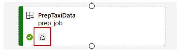 Screenshot showing the recycle-icon on component.