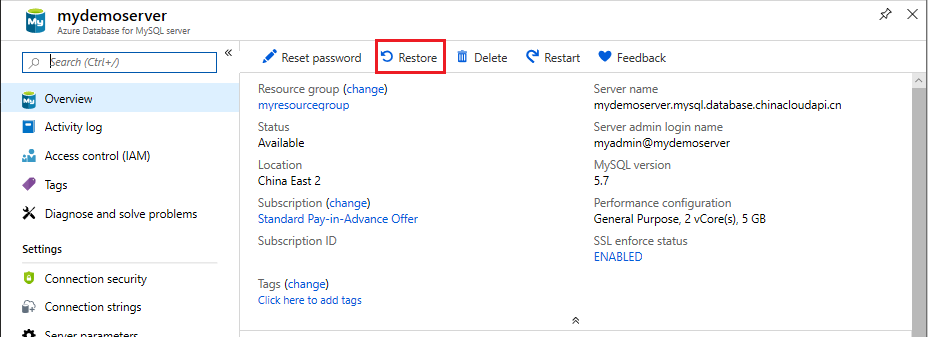 10-1 restore a database