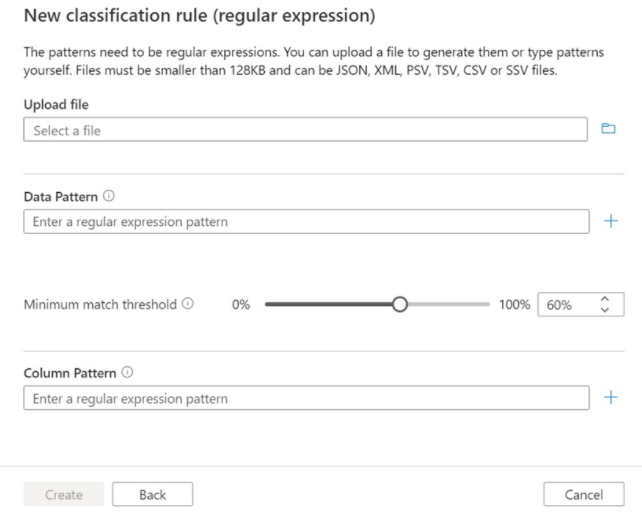 Create new regex rule