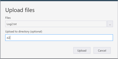 Adding files