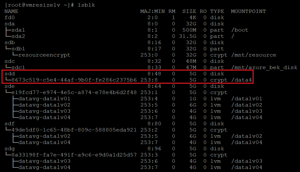 Screenshot showing the code that checks the crypt layer. The result is highlighted.