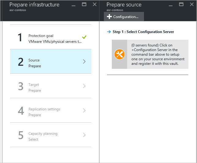 Browsing to the Add Server pane
