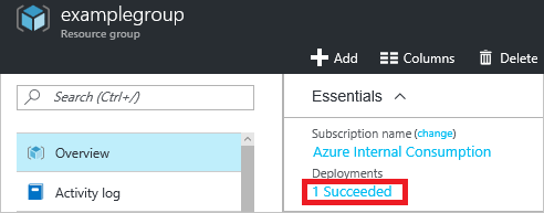 select deployment history