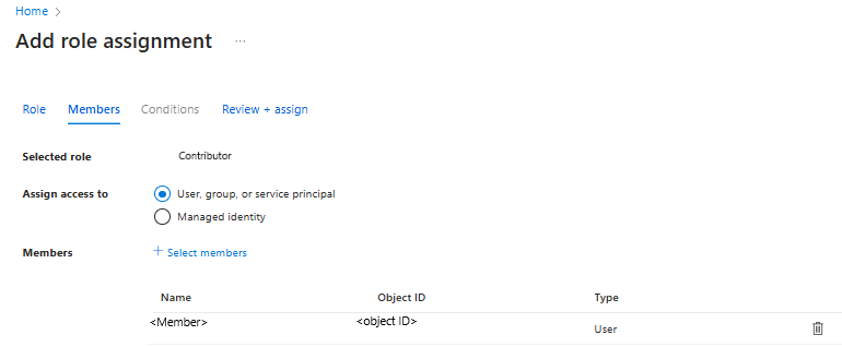 选择角色和主体