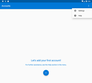 Microsoft Authenticator 应用添加帐户选项的屏幕截图。