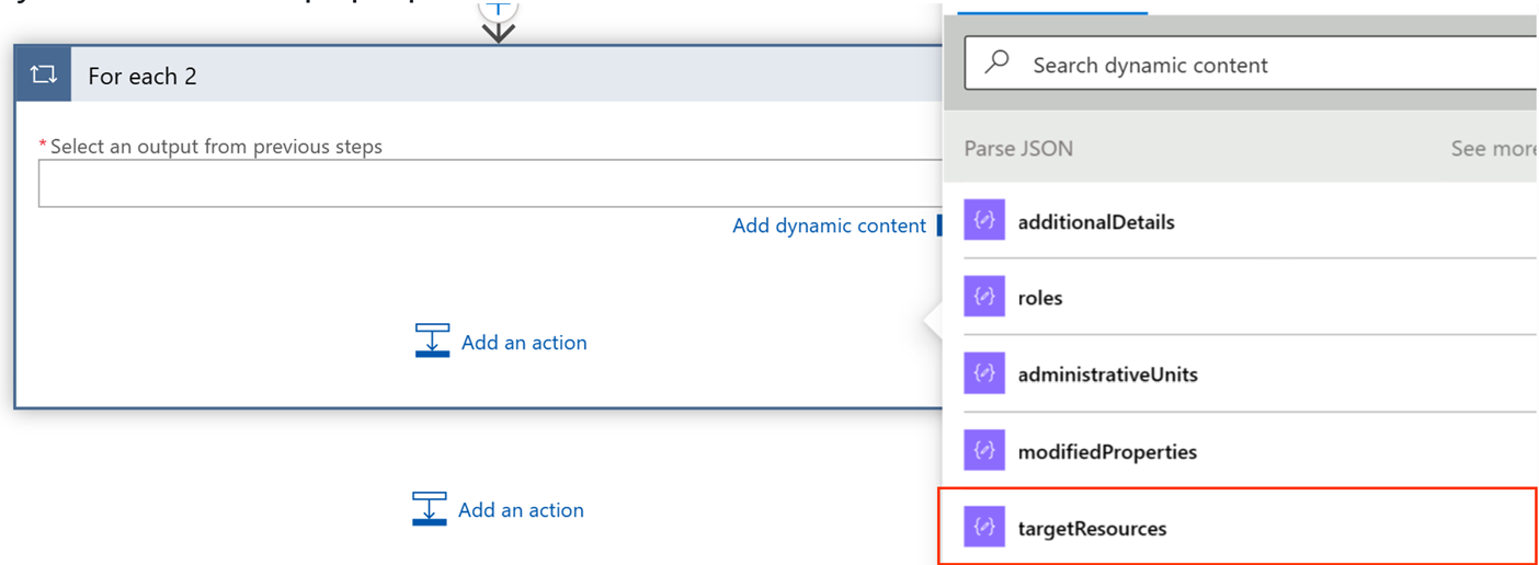如何选择目标资源的屏幕截图。
