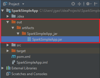 IntelliJ IDEA 项目结构项目输出。