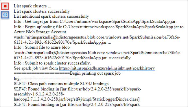 Apache Spark 提交窗口。