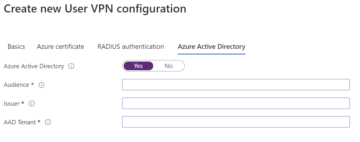 Azure Active Directory 身份验证页。