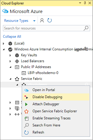 Disable remote debugging