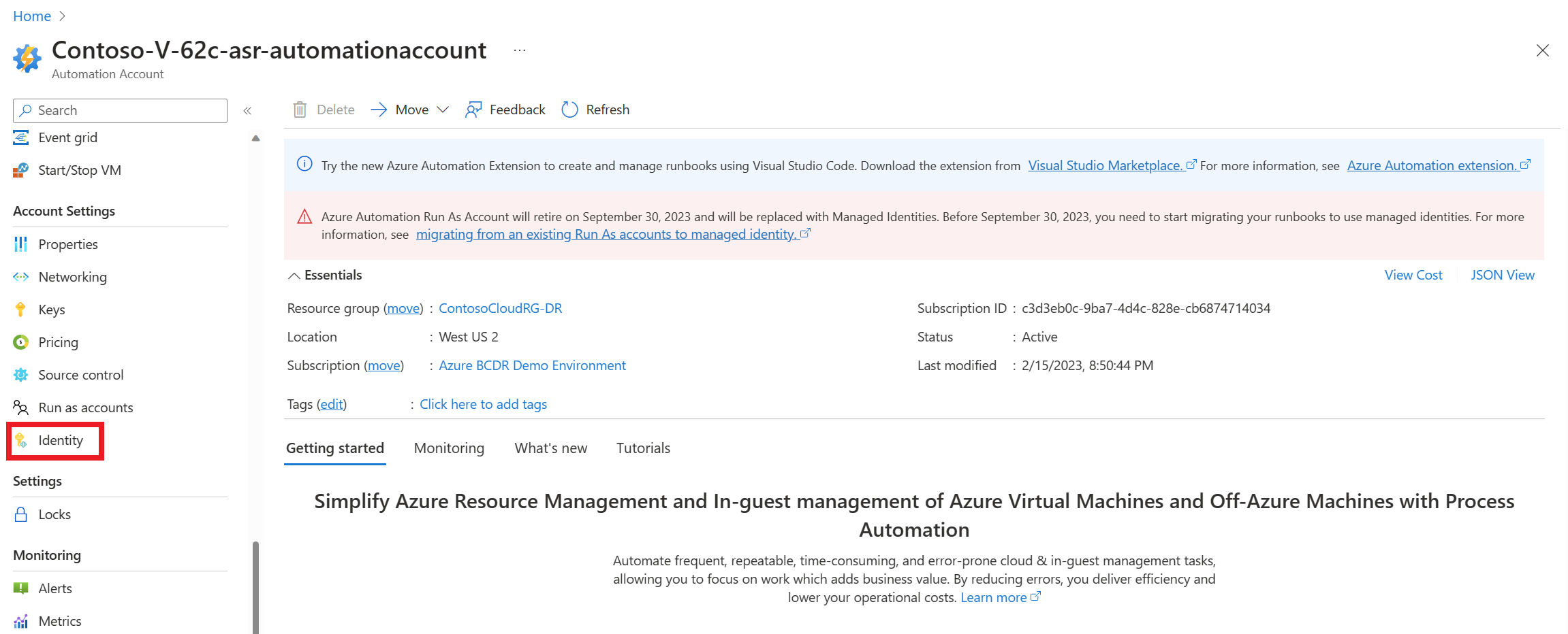 显示标识设置页的屏幕截图。