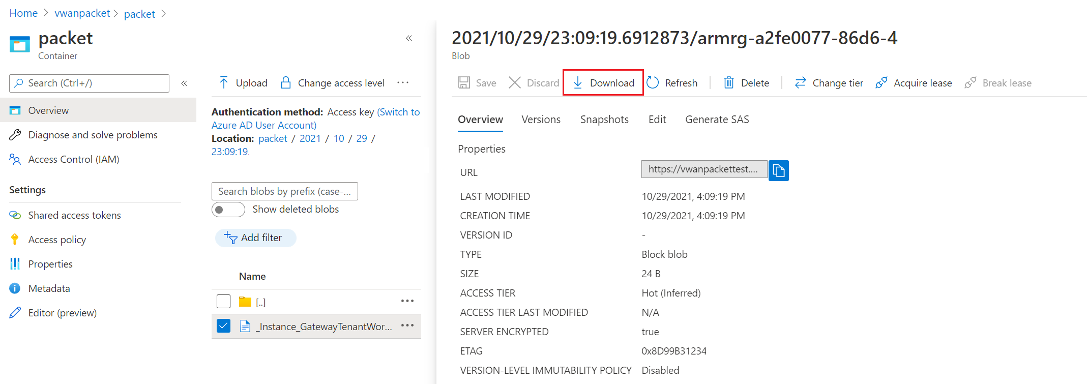 Graphic showing how to download file.