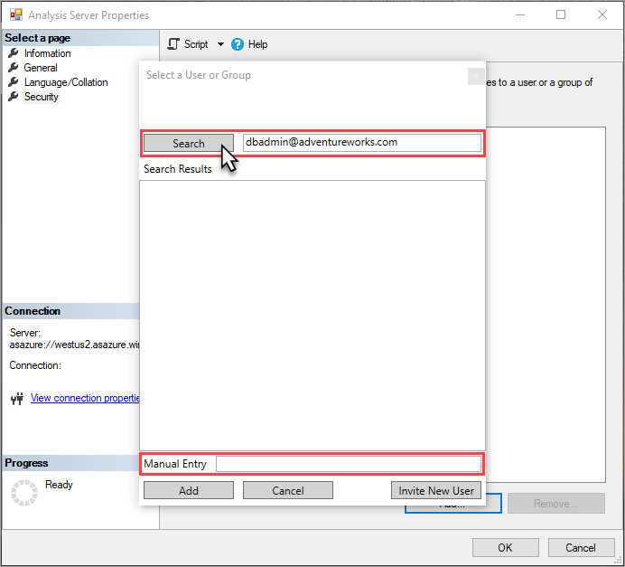 添加服务器管理员