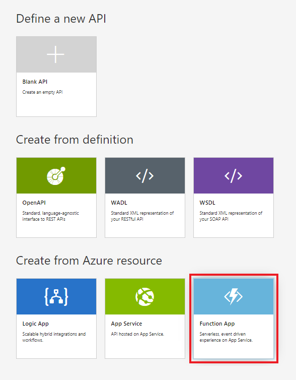 展示 Azure 门户中 Function App 磁贴的截图。