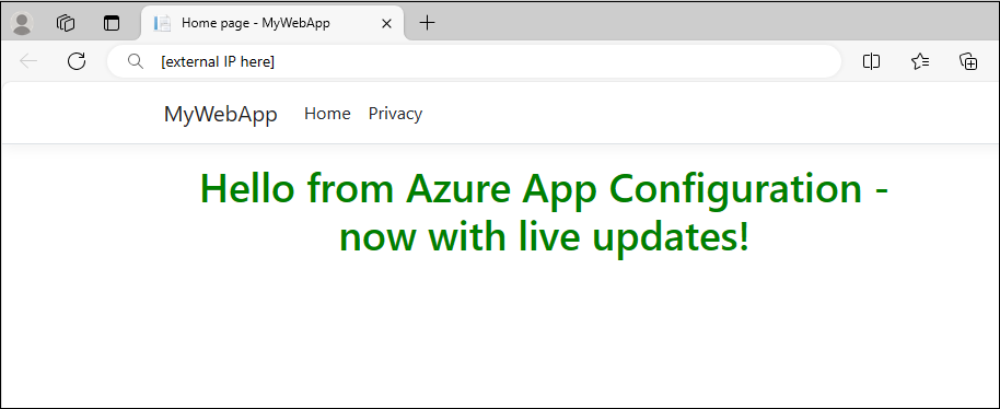屏幕截图显示使用 configMap 且未启用功能标志后的 Kubernetes 提供程序。