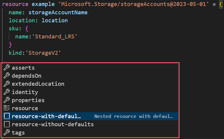 屏幕截图显示如何添加其他属性。