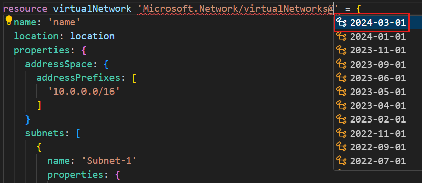 屏幕截图显示如何更新 API 版本。