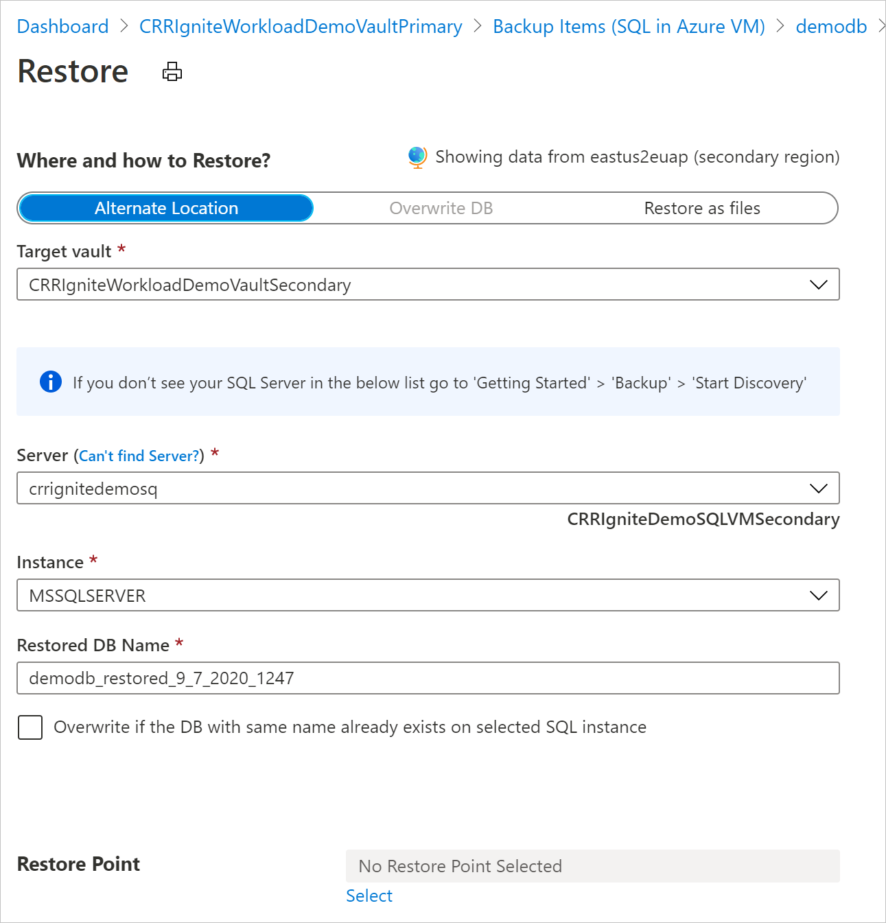 在哪里以及如何还原