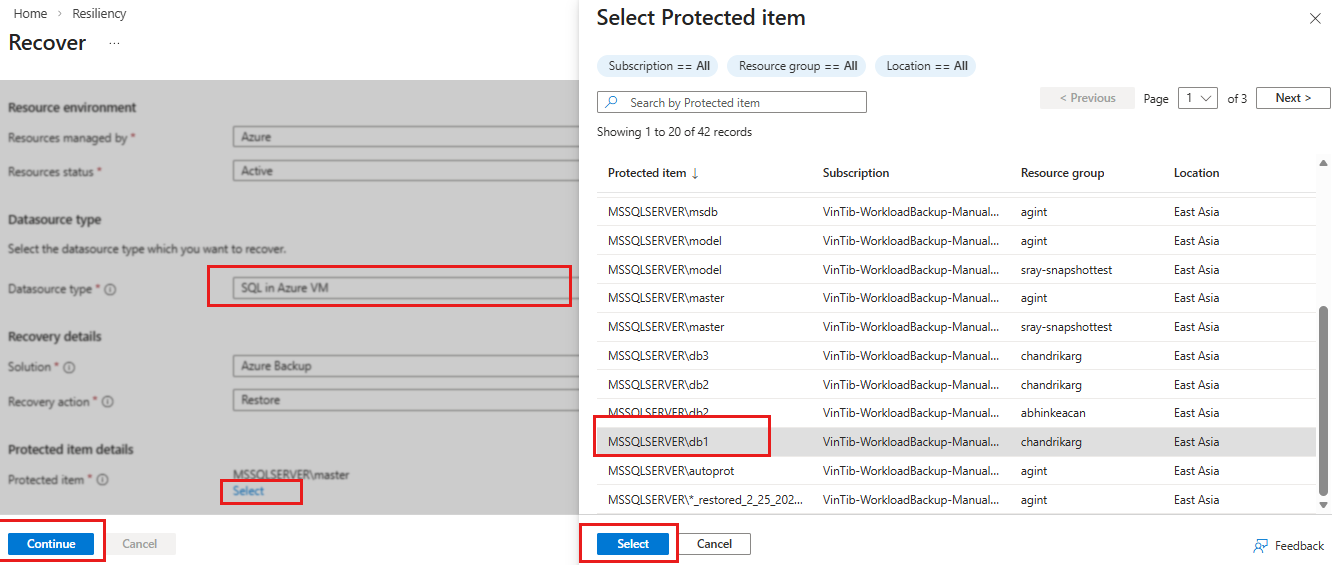 显示用于选择数据源类型的屏幕截图.
