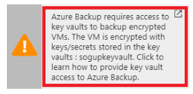 显示访问警告的屏幕截图。
