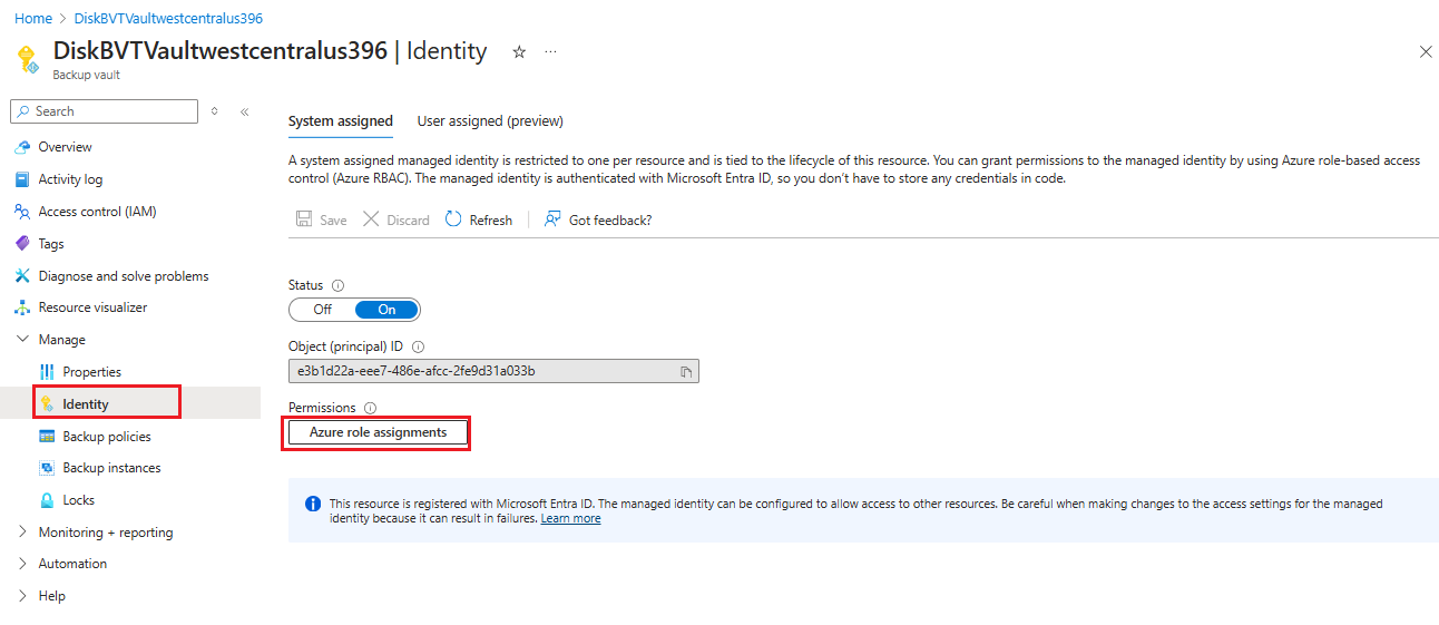  选择Azure角色分配