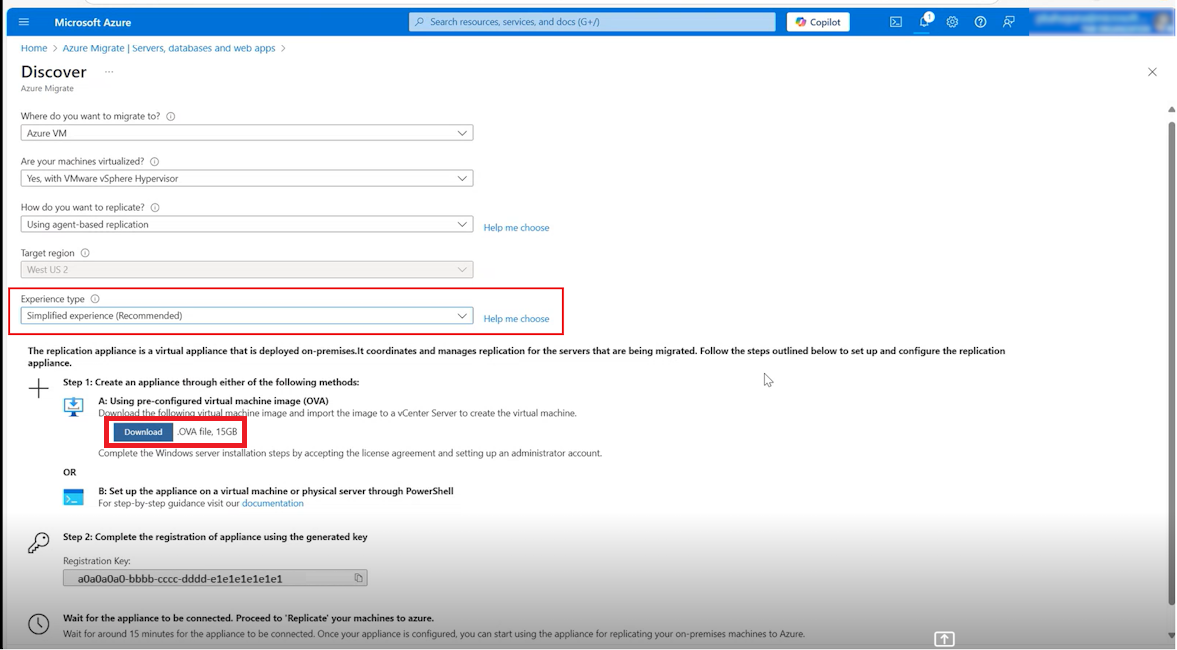 屏幕截图显示了简化的体验