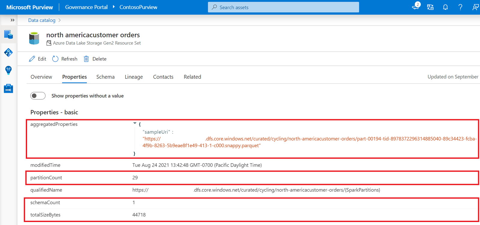 当高级资源集开启时所计算的属性