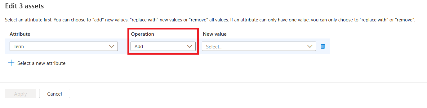添加操作的屏幕截图。