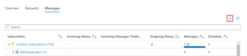 显示选择工具栏上的“导出工作簿”按钮的屏幕截图。