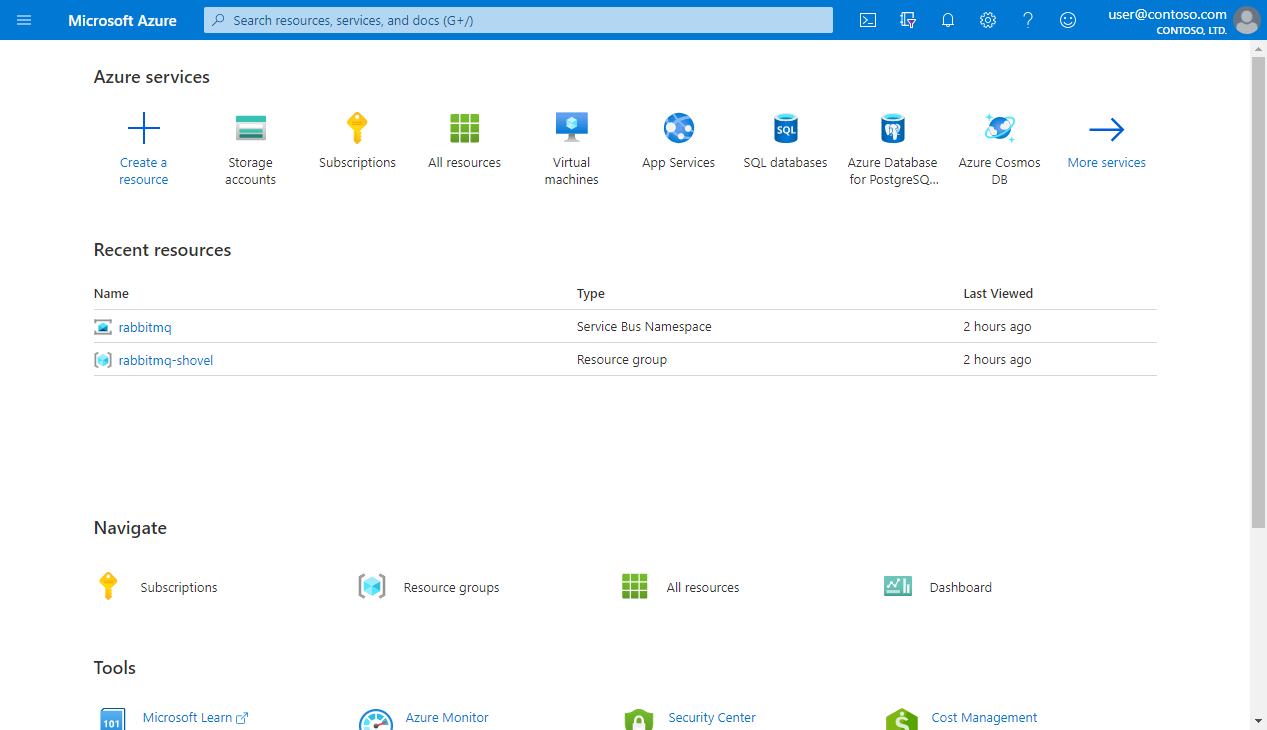 具有新命名空间的资源列表