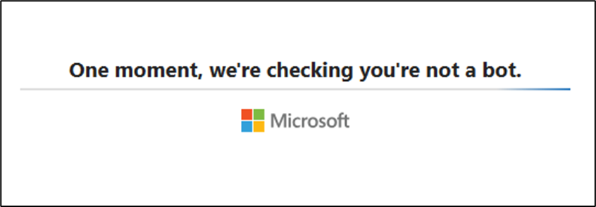 屏幕截图显示了 JavaScript 质询页面。