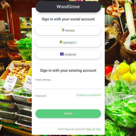 自定义注册和登录页面和背景图像
