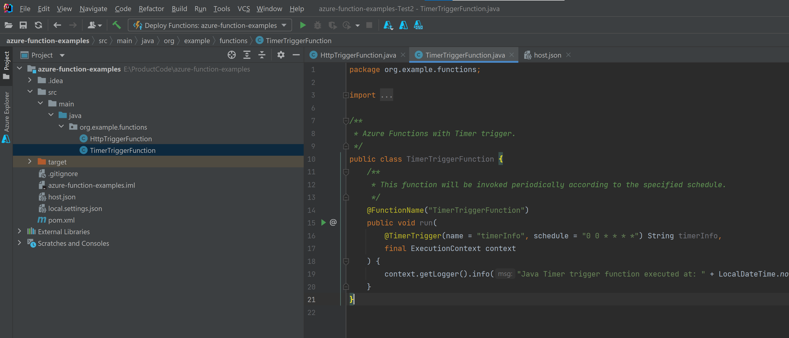 添加函数到项目输出。