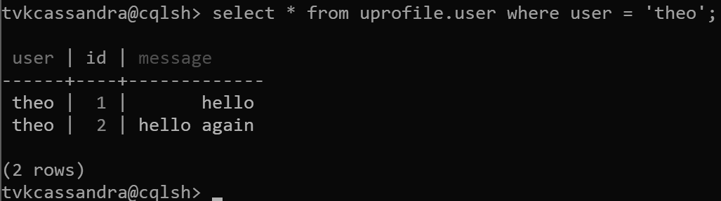 此屏幕截图显示了按聚类分析键排序的返回数据。