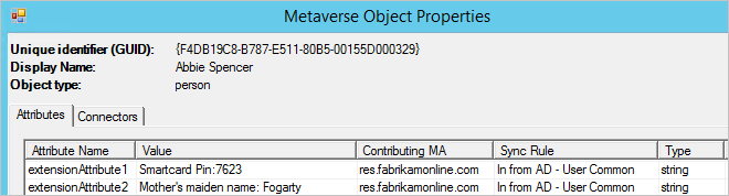 错误的扩展属性