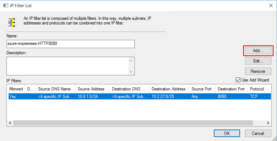 Adding a second IP Filter 34
