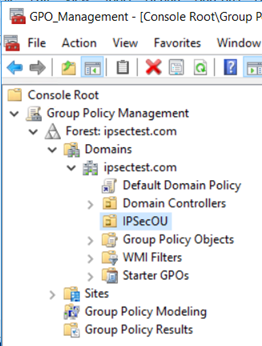 Organization Unit in the Group Policy 9