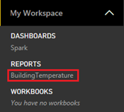 屏幕截图显示在左侧窗格中“报表”栏目下列出的报表。